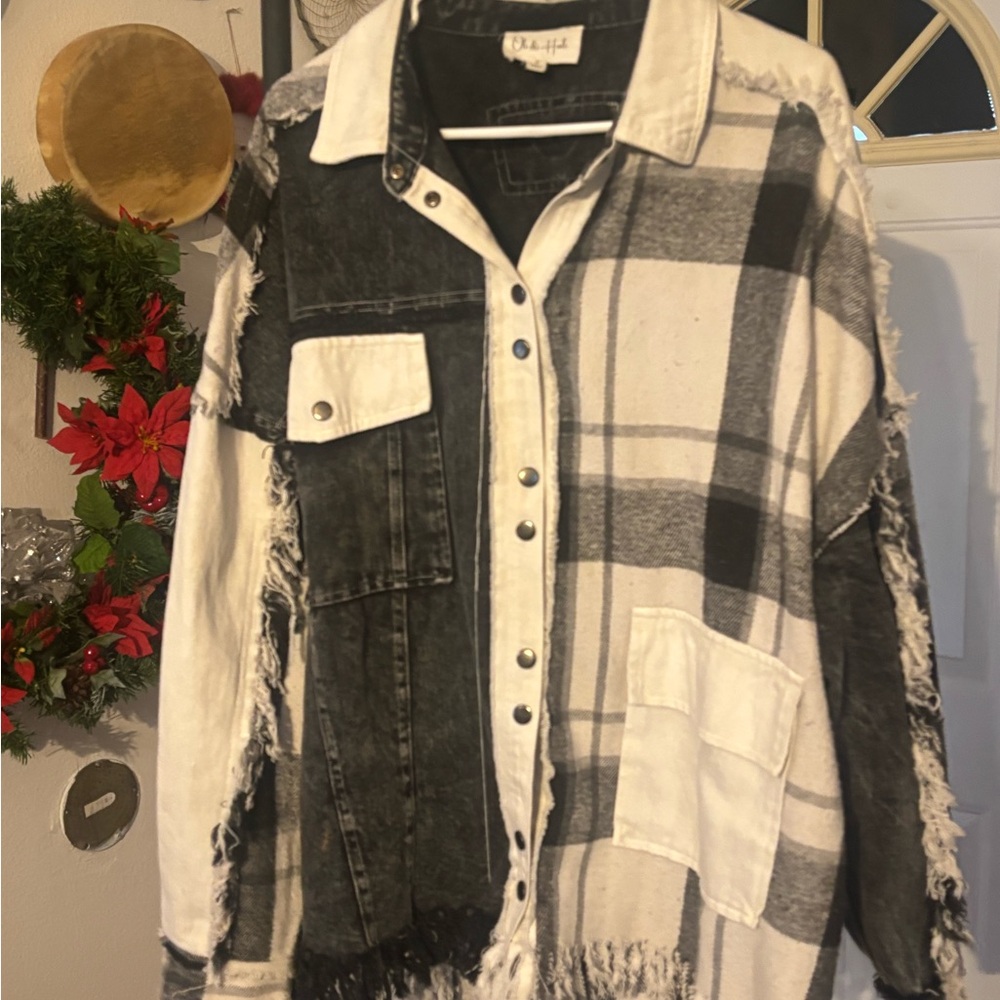 Oli and Hali  flannel and jean Shackleton